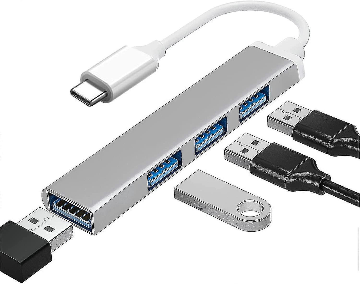 Porta USB C Hub USB Tipo C para adaptador usb 3.0 hub compatível com Macbook, Mac Pro/mini, Imac, Surface Pro, Xps, Notebook Pc, Pendrives USB