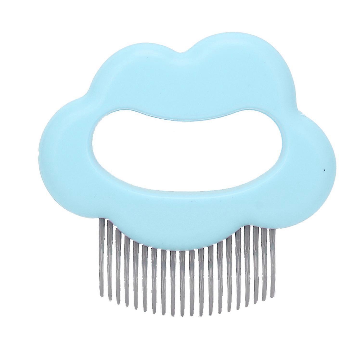 Cat Shell Comb Safe Massage Hair Removal Cat Grooming Comb for Little Pets Bunnys CatsBlue