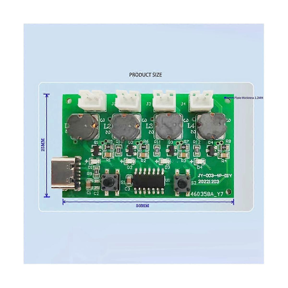 Four-Spray Humidifier Module Humidifier Control Board Atomizer Driver Board Four-Spray Humidifier M
