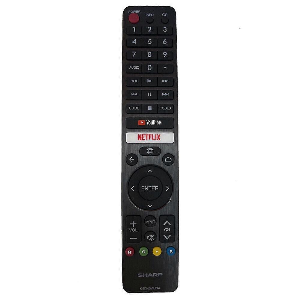 GB345WJSA For Sharp TV Remote Control With Netflix Youtube GB346WJSA