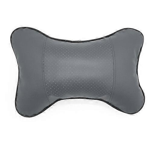 1 Pcs Universal PU leather Car Neck Pillows Head Support Protector Household Cushion Breathable Safety Travel Soft Headrest