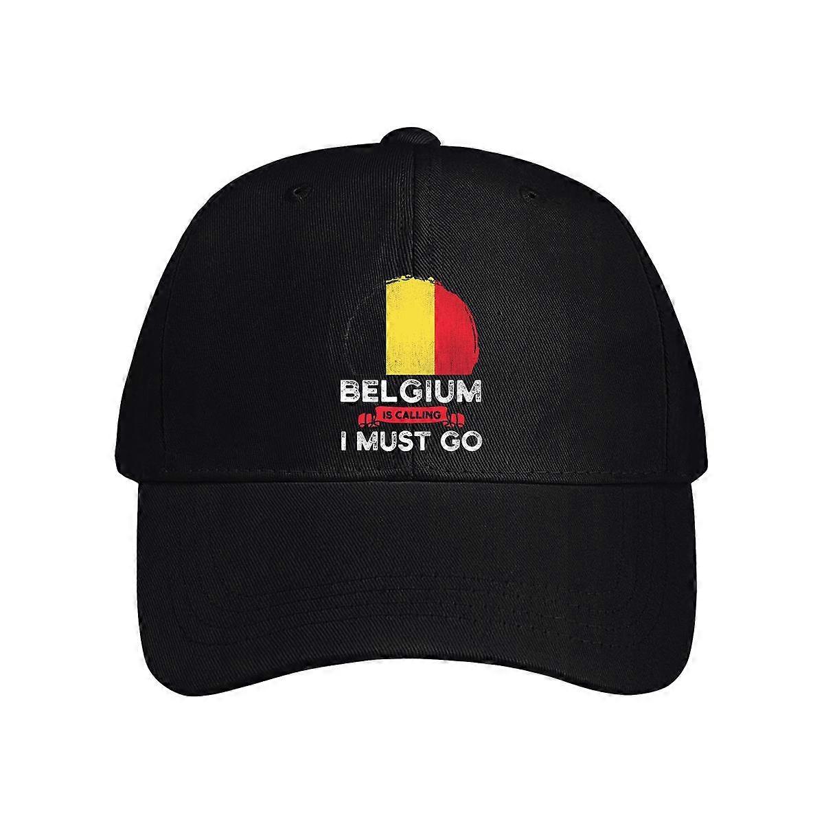 Belgium Is Calling I Must Go Baseball Cap