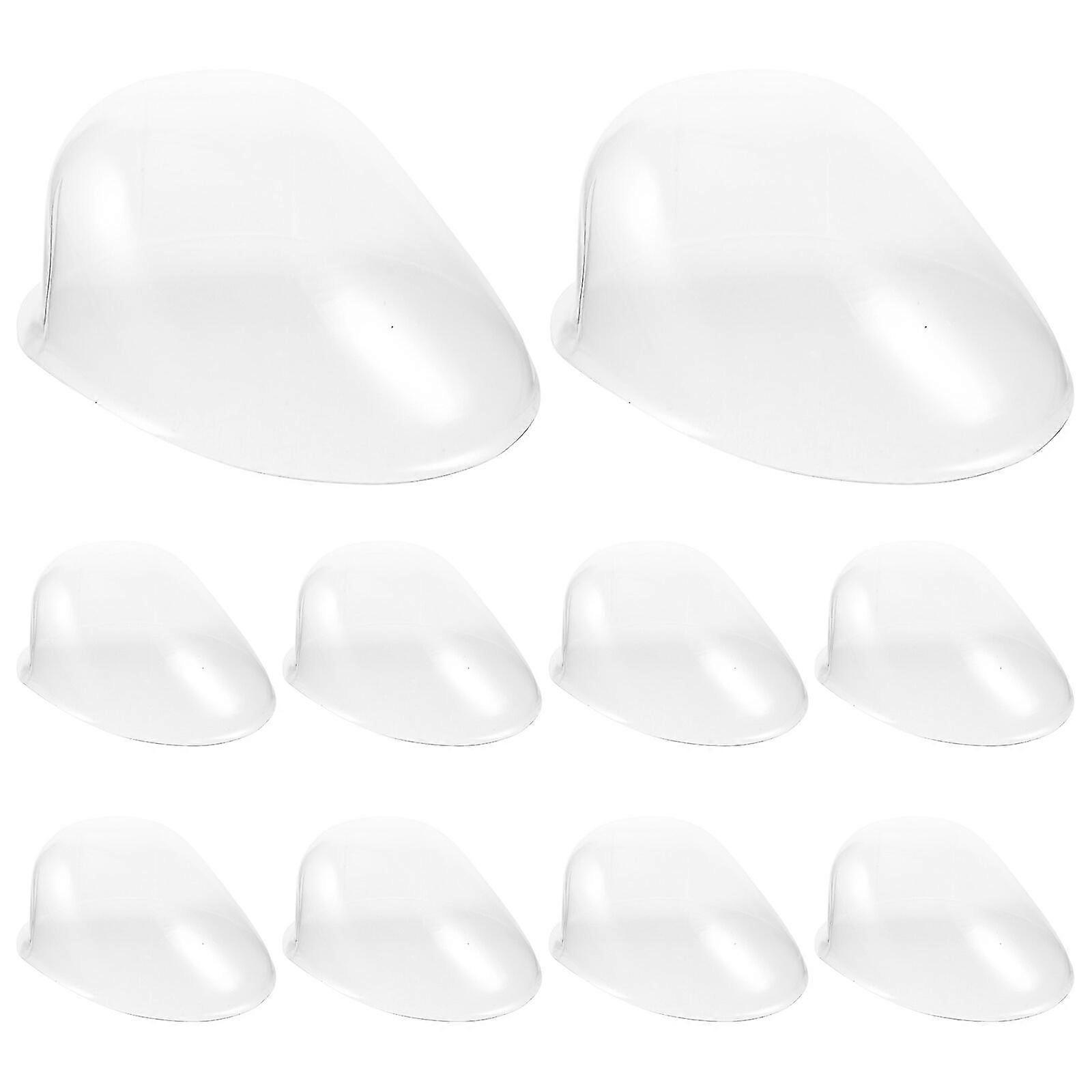 10pcs Peaked Cap Support Plastic Hat Shapers Transparent Hat Rack Hat Display Stand