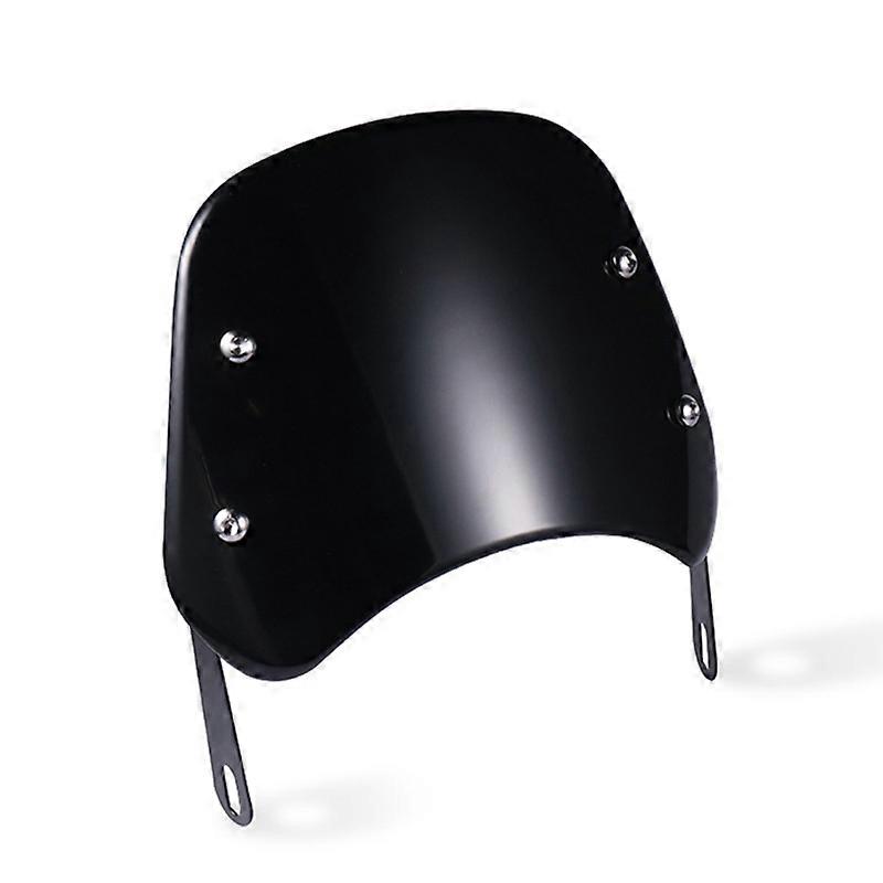 Motorcycle Windshield Wind Deflector Windscreen Universal for Honda Kawasaki Suzuki 5"-7" Headlight