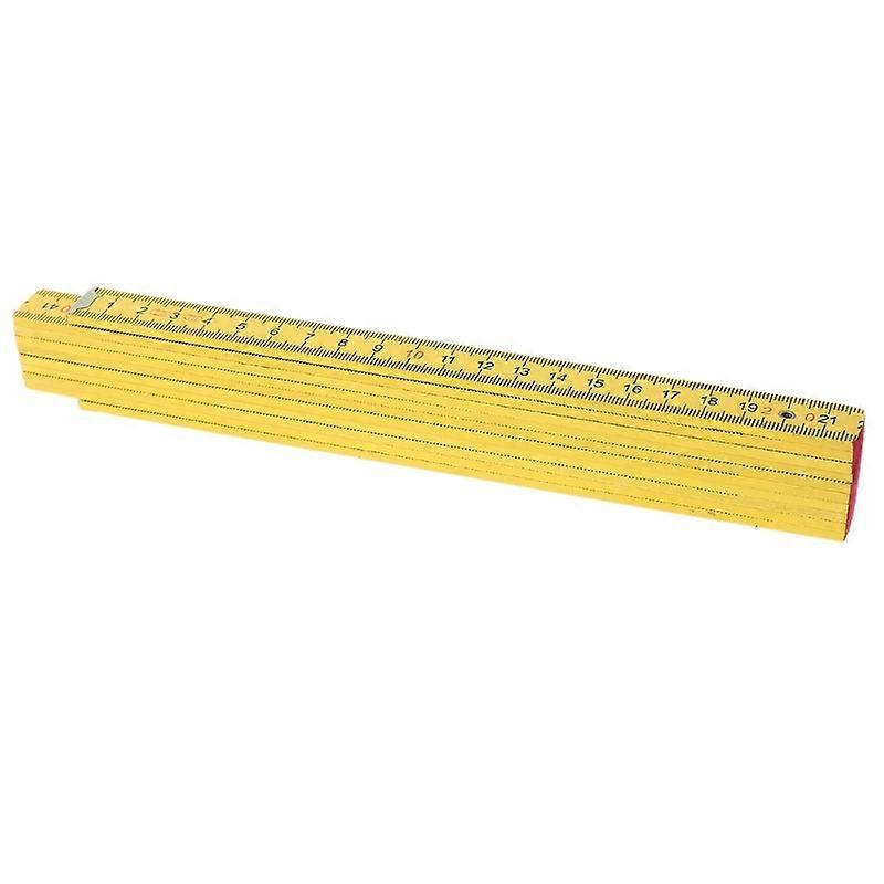 Easily Use Yellow Measuring Stick and Folding Metric Ruler with Light Weight