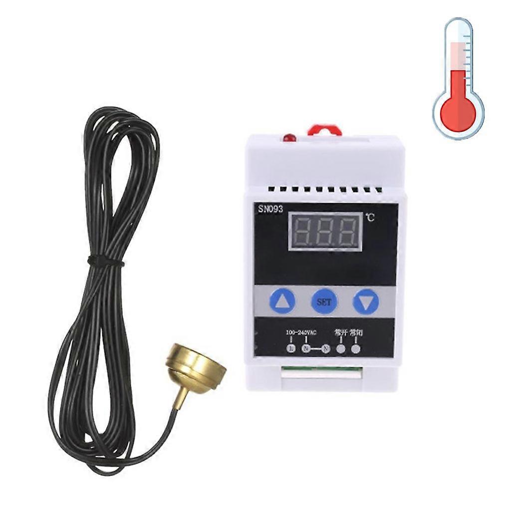 Guide Rail Thermoregulator Digital Temperature Controller Heating Control
