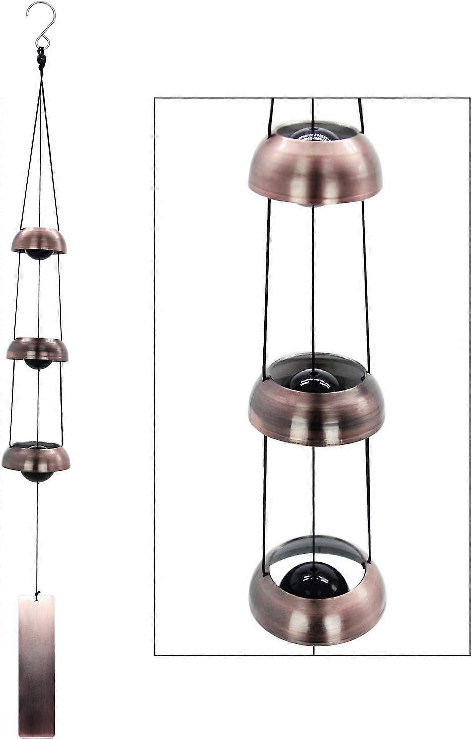 Solar Wind Chime Outdoor Indoor, Color Changing Led Solar Hanging Wind Chime Light, Colorful Decorative Mobile Waterproof Wind Chime Spiral Spinner La