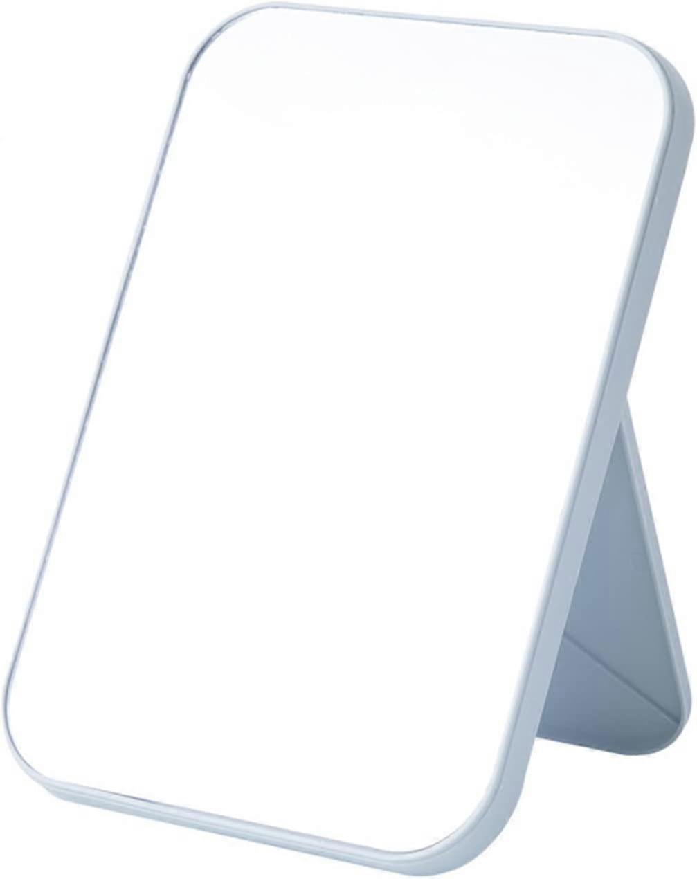 Desktop Makeup Mirror, Simple Folding Makeup Mmirror with Stand 90Adjustable Rotation