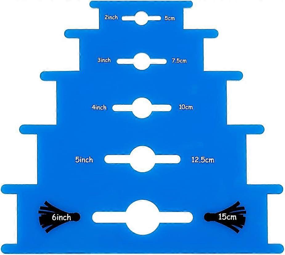 Acrylic DIY Fringe Tool Acrylic Sheet for Craft Projects Signs DIY Projects Royal Blue 151x169x4.5mm Hole: 8~20x23~60mm