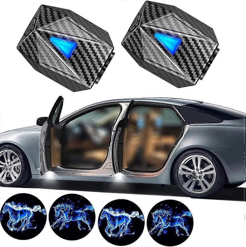 Custom Animated Logo LED Dynamic Projector Car Door Step Courtesy Welcome Lights
