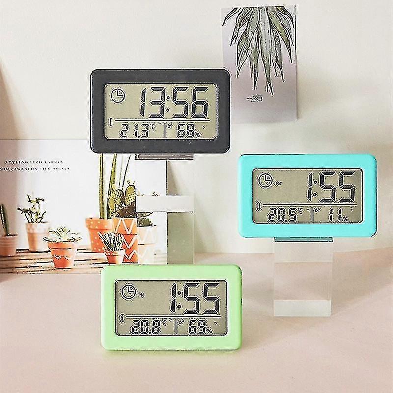 Mini Lcd Digital Table Dashboard Desk Electronic Clock For Desktop Home Office Silent Desk Time Display Clock