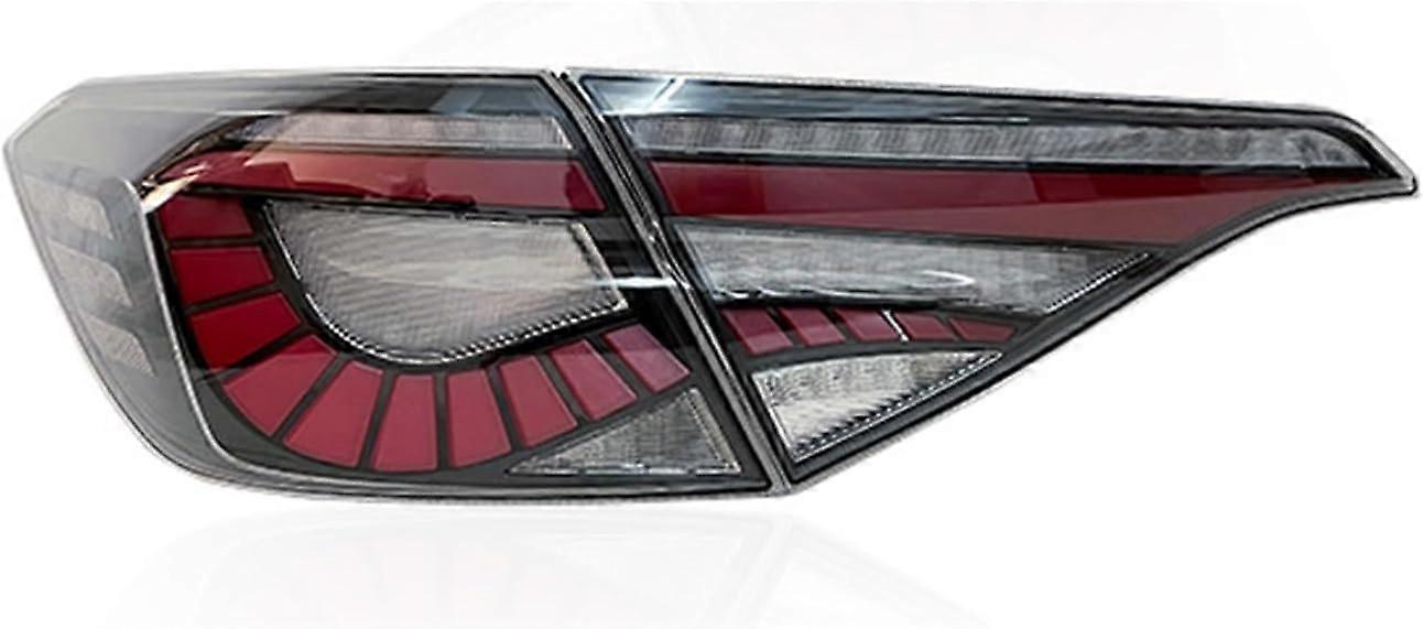 LED Tail Lamp Car Led Light Running Light Brake Light Compatible with Civic 11th Gen (Color : Clear red)