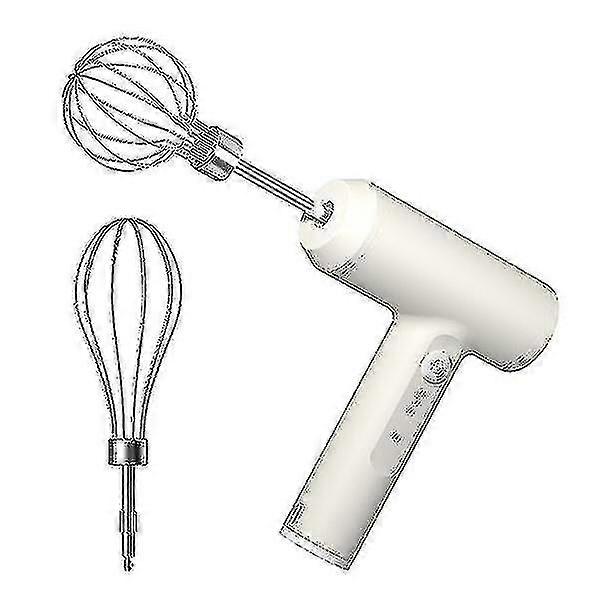 Cordless Whisk Usb Rechargeable Handheld Electric Mixer-MXBC