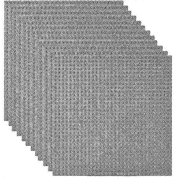 Classic Baseplates Building Base For Building Bricks Compatible With Major Brands-baseplate 10" X 10", Pack Of 12