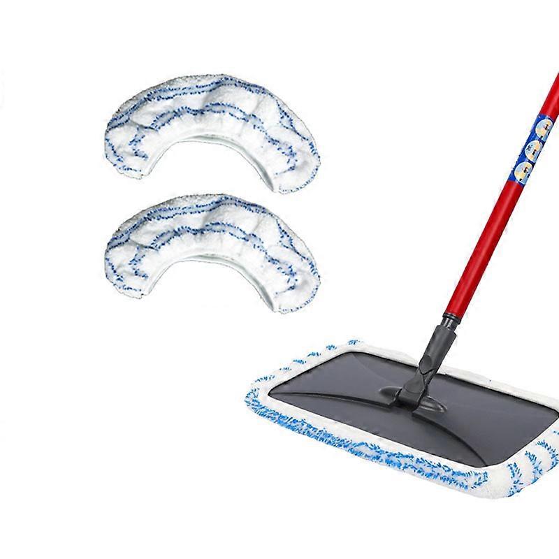 Reusable Microfiber Mop Pads, Washable Wet Pad Refills for Wet & Dry Use