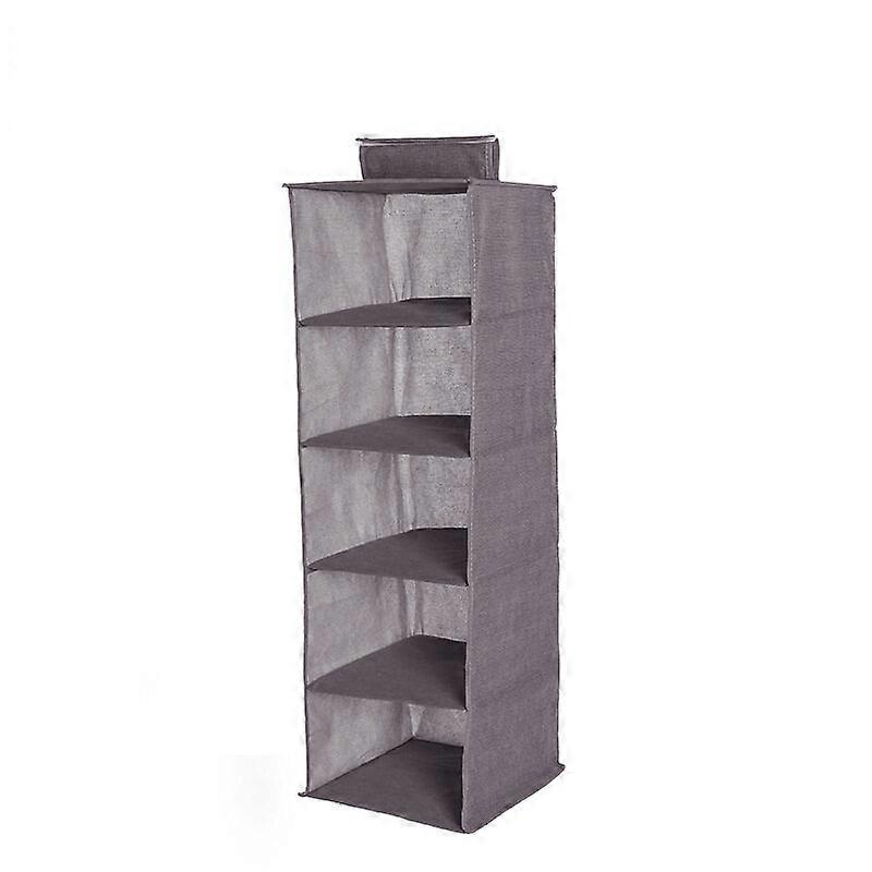 New Upgrade Hanging Closet Organizers and Storage, Mulit-Shelf Closet Hanging Storage Shelves