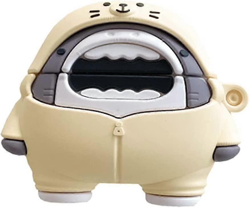 Cute Silicone Funny Protections Case(1pc, Beige)