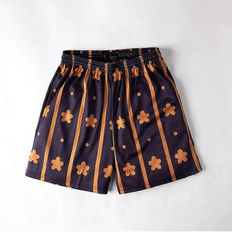 Anime Şort Erkekler Kadınlar 3D Manga Karikatür Baskı Spor Şortları Hızlı Kuru Örgü Yaz Kısa Pantolon Gençlik için Koşu Fitness Plaj