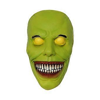 OZXVXZO Horror Maske Grün - Ghostface Latexmaske Für Halloween & Cosplay