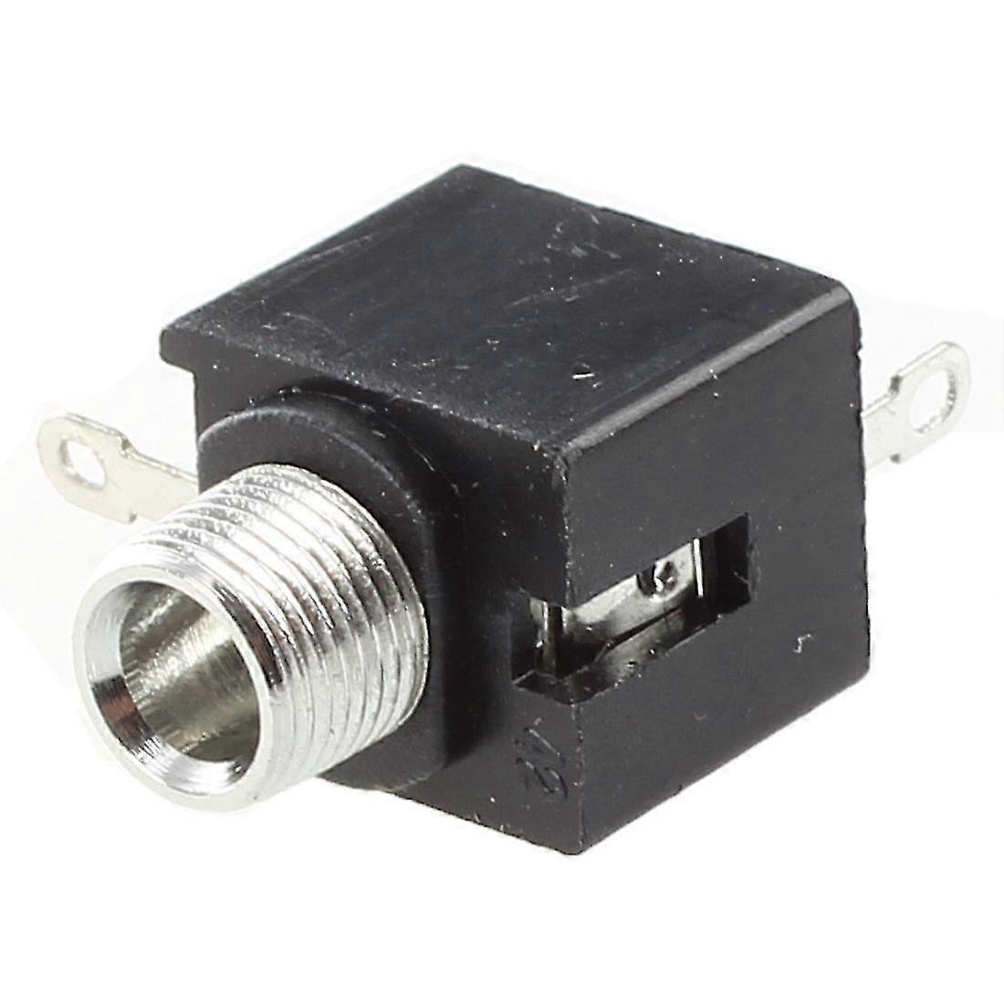 10 Pcs 3 Pins Chassis Mount Fe 3.5mm Mono S Socket Connectors