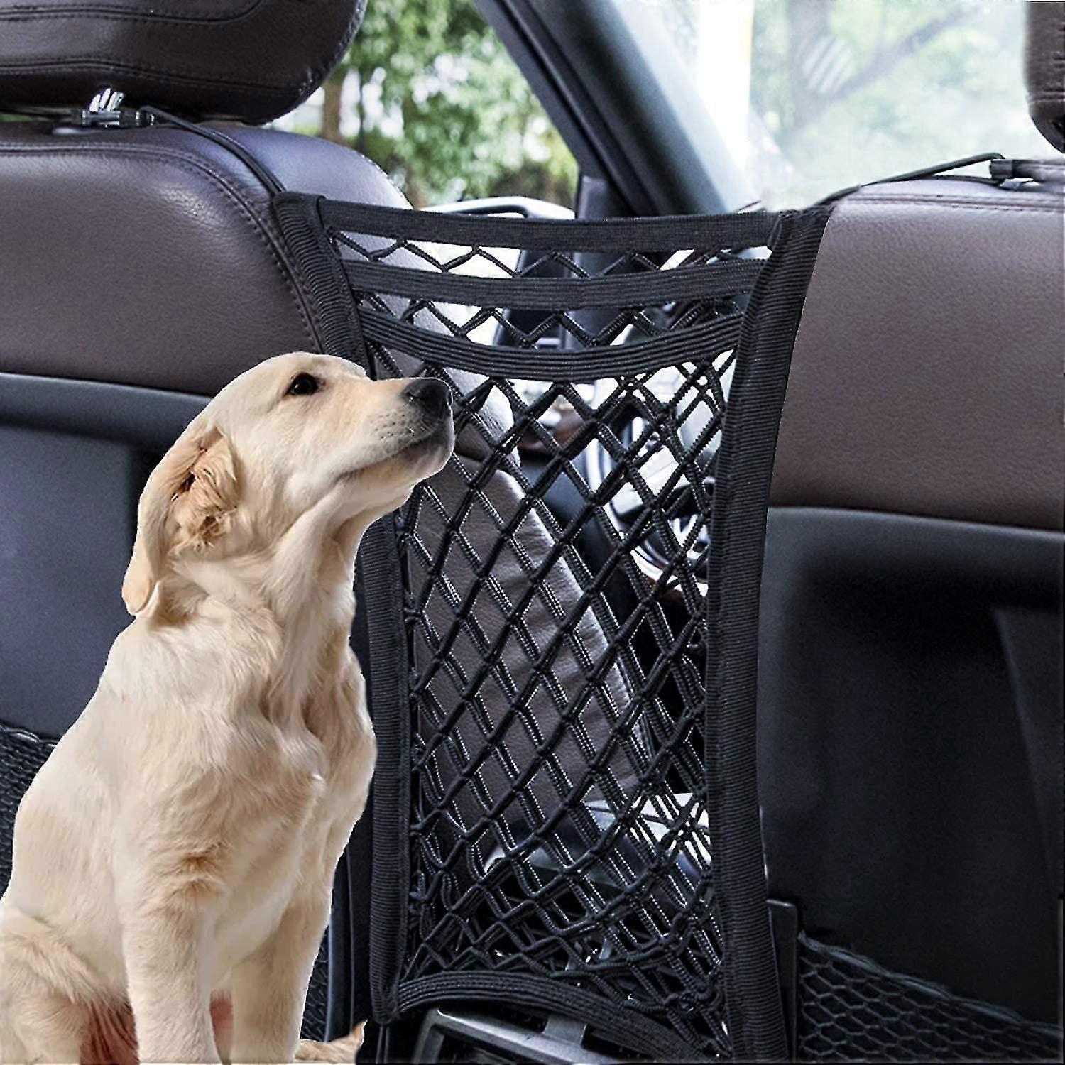 Car Seat Storage Net 3 Layers 2 Pockets Net
