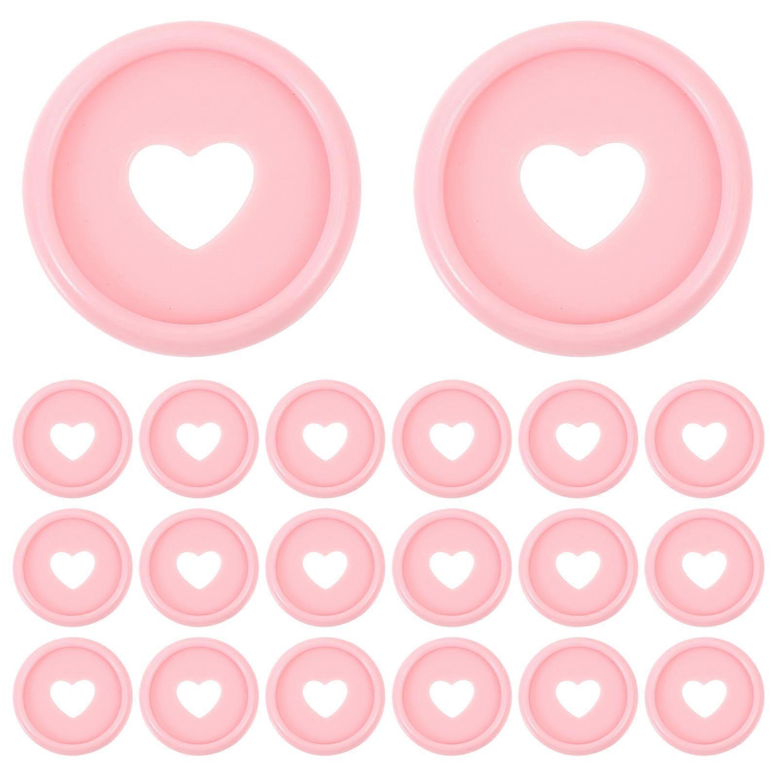 50Pcs Binder Discs Notebook Binding Discs Planners Binding Discs Loose-leaf Binder Discs