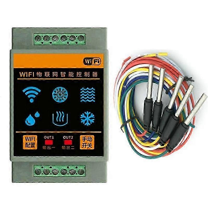 Tuya Wifi Home Water Level Controller Sensors Water-Level Alarm Device Swimming Flows Detection Sys