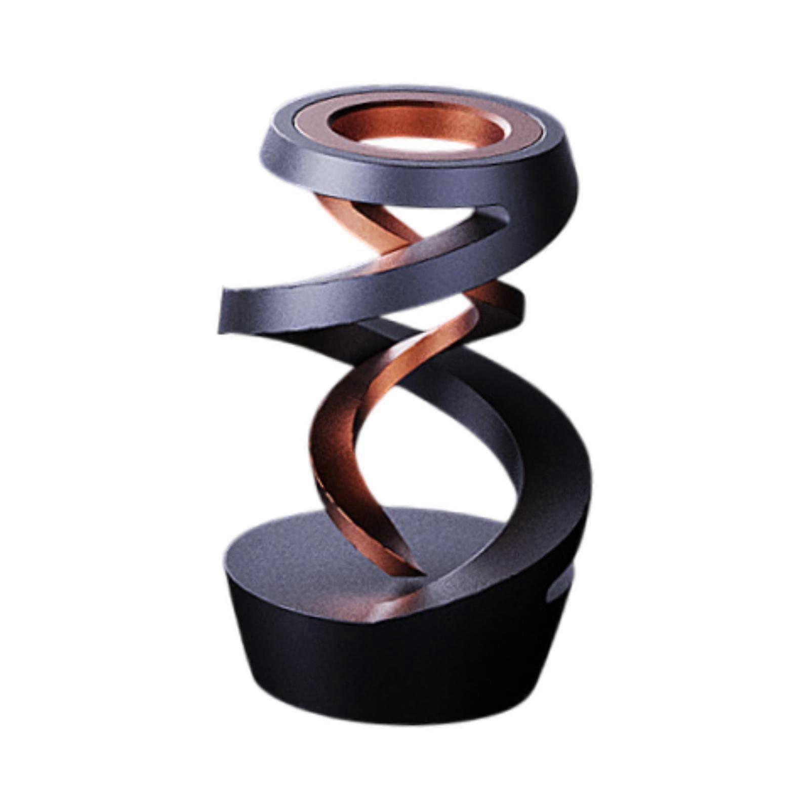 Kinetic Desk Toy Desktop Rotating Gyroscope Ornament for Apartment Dorm Shop Gold