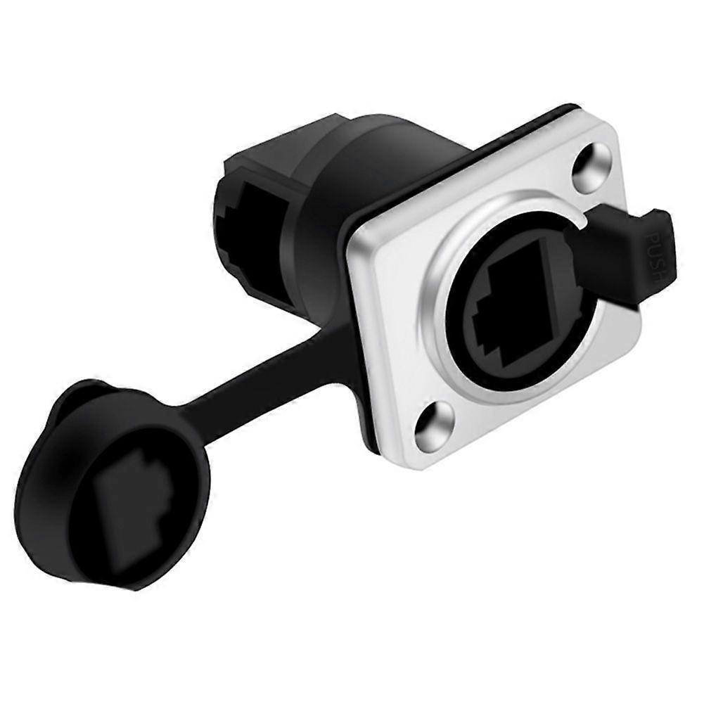 RJ45 Waterproof Network Connector 8P8C Female Panel Mount Sockets RJ45 Ethernet Connector(Style 3)