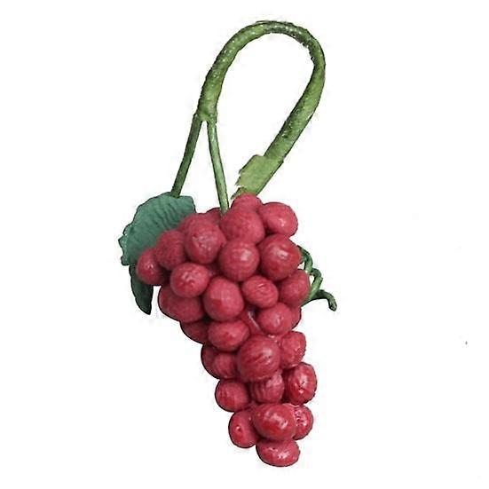 10Pcs 1:12 Grape Bunch Model Anti-Break Fall-resistant High Reduction Clear Texture Grape Bunch Model Dollhouse Accessory