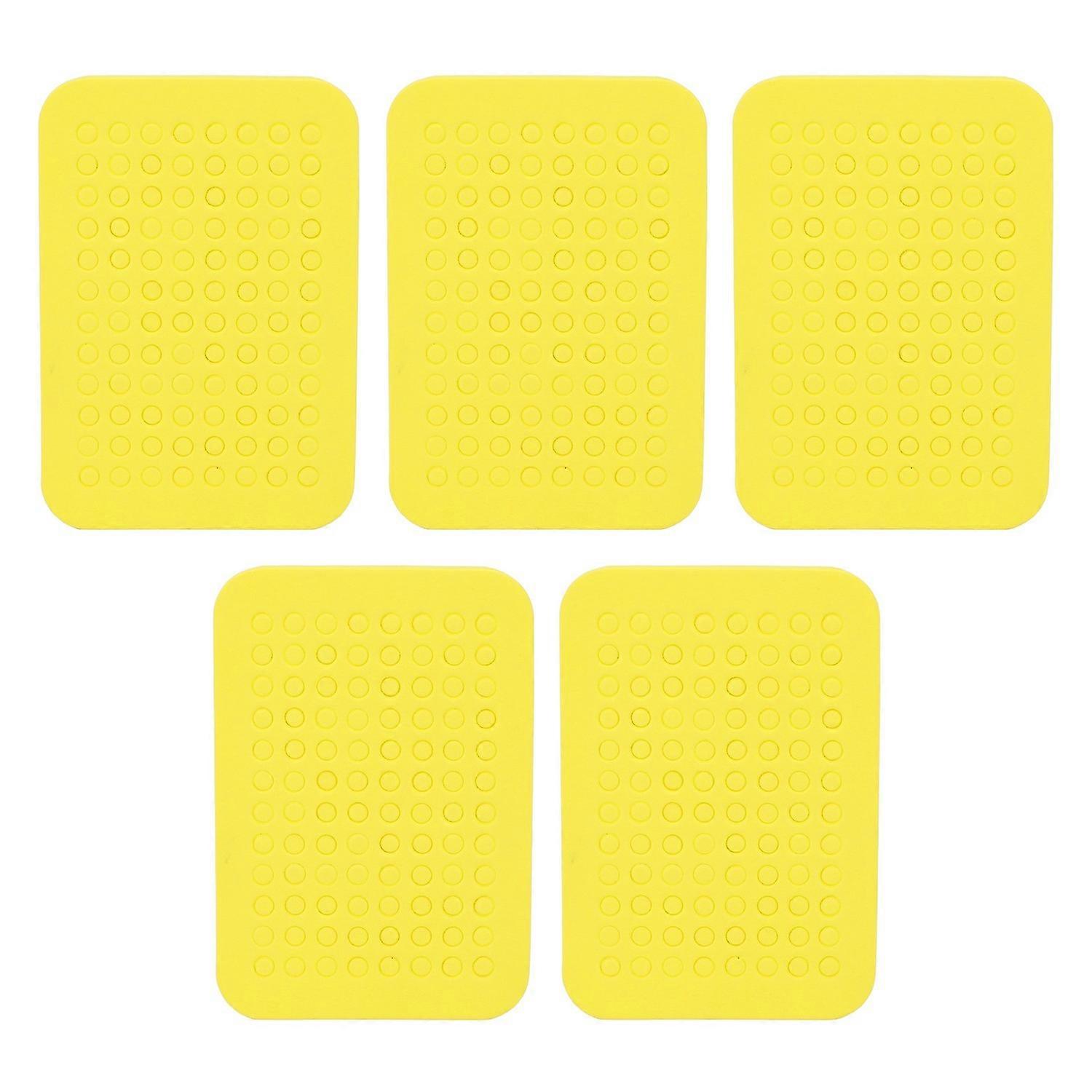 Foam Tube Rack Rectangle High Density Floating Foam Centrifuge Tube Holder for Laboratory Yellow Thi