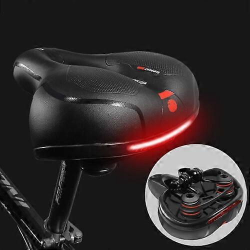 Wide Bike Seat with Memory Foam Padding