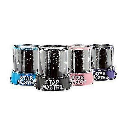 Romantic Starry Night Sky Projection Lamp Quiet Sleep Atmosphere Night Lightblue