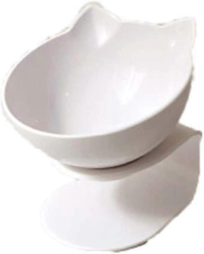 Elevated  l Dual Tilt  ls 15 Tilt Anti-vomiting And Anti-spill Pet l With Non-slip Raised Stand(single l)