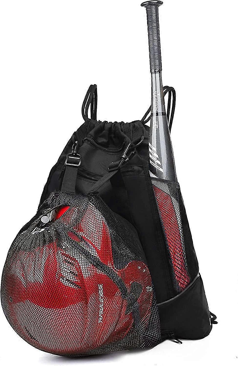 Drawstring Bag With Net Bag And Zipper Poets Basketball Bapa