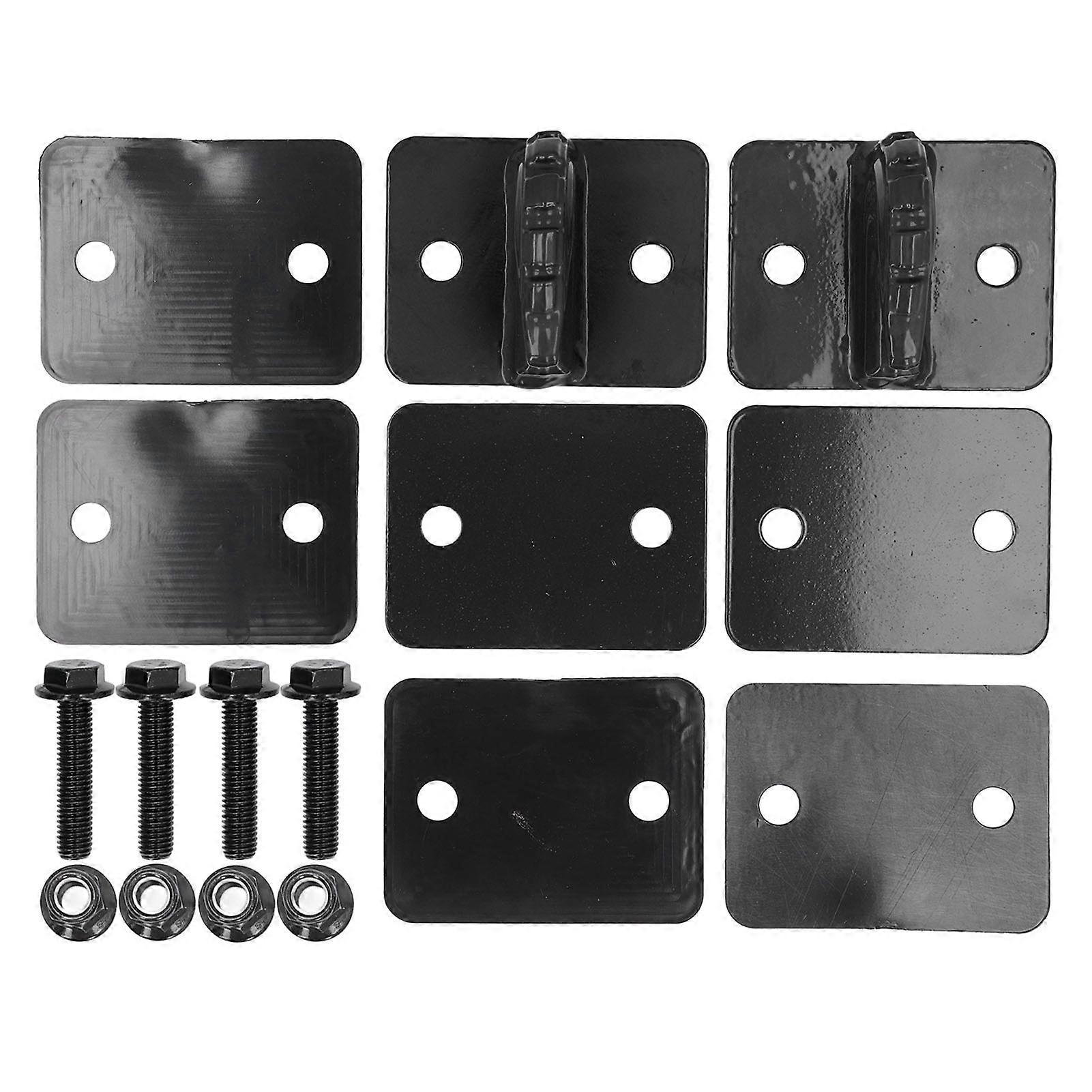 2 Set Tractor Bucket Grab Hook Set 3/8in Grade 70 Alloy Steel Tractor Bucket Hook for RV UTV 15000LBS Black