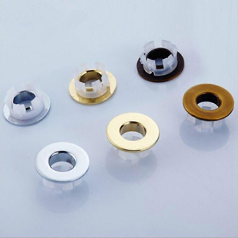 Basin Overflow Port Decorative Cover Basin Wash Basin Overflow Hole Fittings Washbasin Overflow Hole Cover Decorative Cover Fine Copper