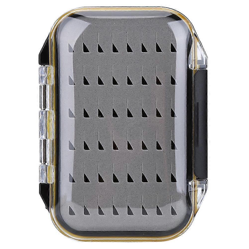 Double Side Plastic Fly Fishing Baits Box Foam Padded Lures Holder Case Accessory