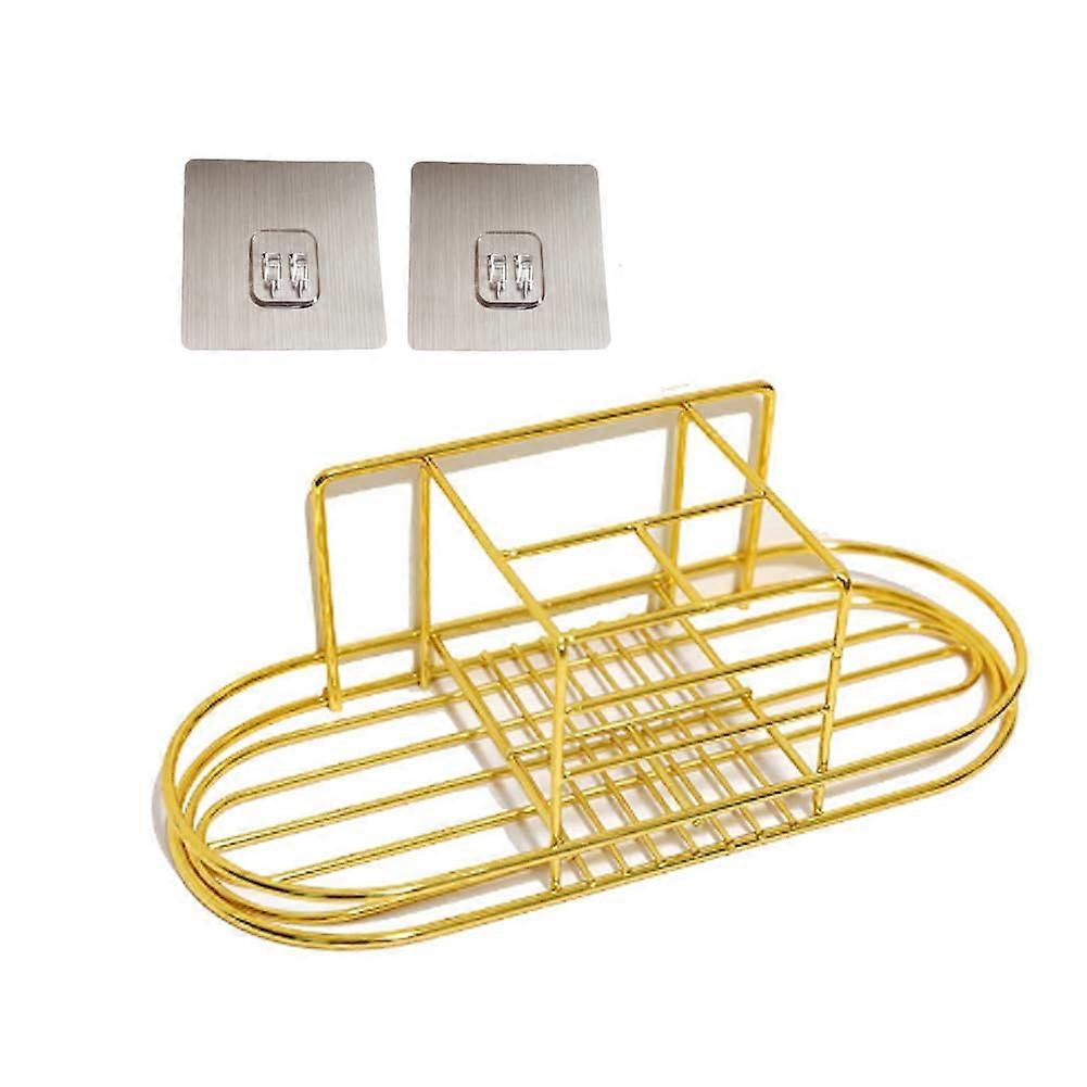 Stainless Steel Toothbrush Holder Wall-Mounted, Rust-Resistant, Modern Design, Space-Saving, Fits Standard Toothbrushes