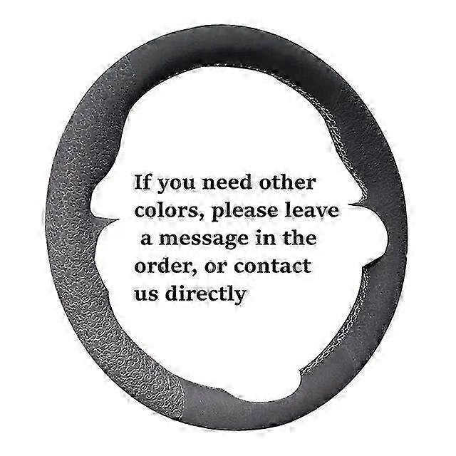 Customized Car Steering Wheel Cover Black Suede Steering Wheel Braid For BMW M Sport M3 E90 E91 E92 E93 E87 E81 E82 E88 X1 E84