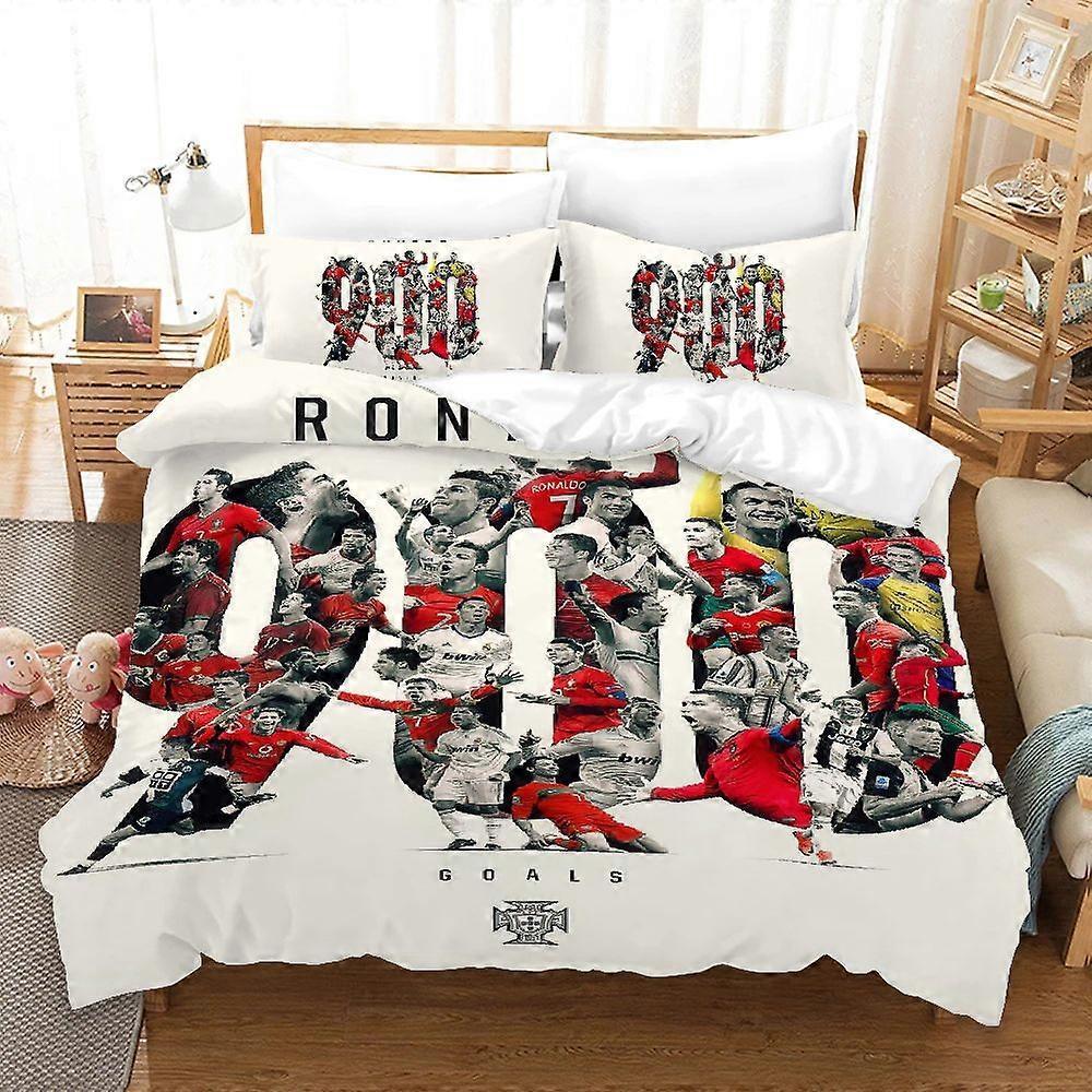 v269 Bed Sheets Goal  Cover Double Comforter Bedding Sets Bedding Set Duvet Cover Queen Comforter Sets Quilt Pillowcase 3-Piece Bedding Set (1 Duvet C