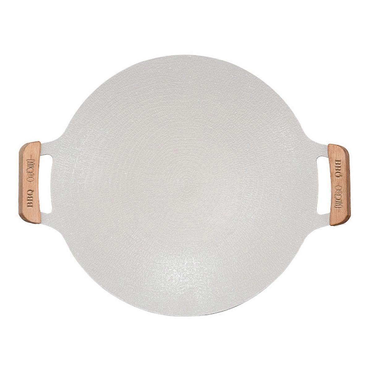BBQ Grill Nonstick Griddle Pan, Binaural Design, Ideal for Outdoor Cooking, Enhanced Heat Distribution