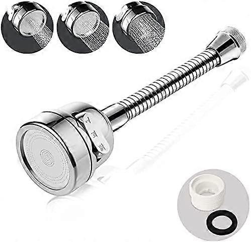 Faucet Aerator, Adjustable Aerator Rotating Filter, Water Saver, Faucet Shower Extension for Kitchen Sinks, Bathroom