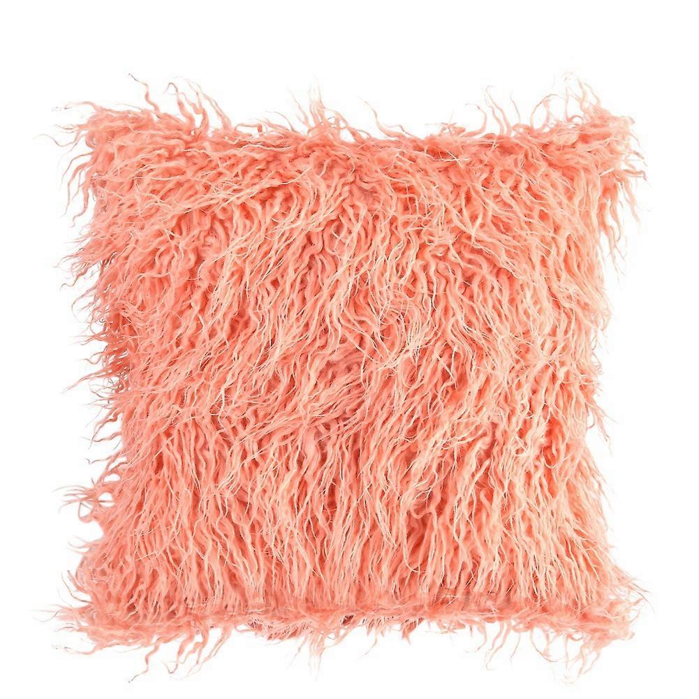 Throw Fur Fluffy Sofa Pillow Soft Plush Luxury Cushion Cover Home Decor