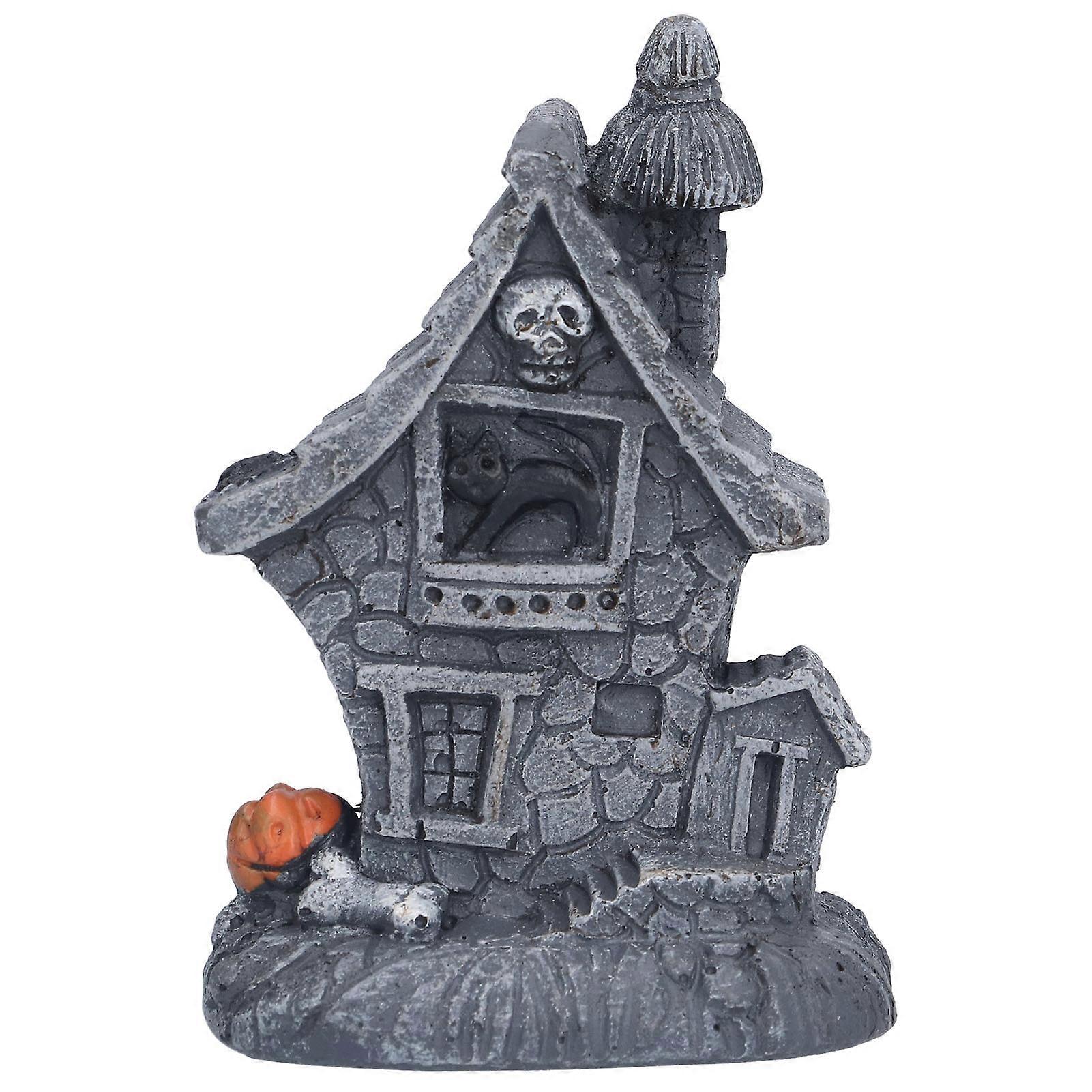 Halloween Haunted House Lamp for Indoor Outdoor Use – Innovative Design, LED Light, 16 Inches, Durable Material