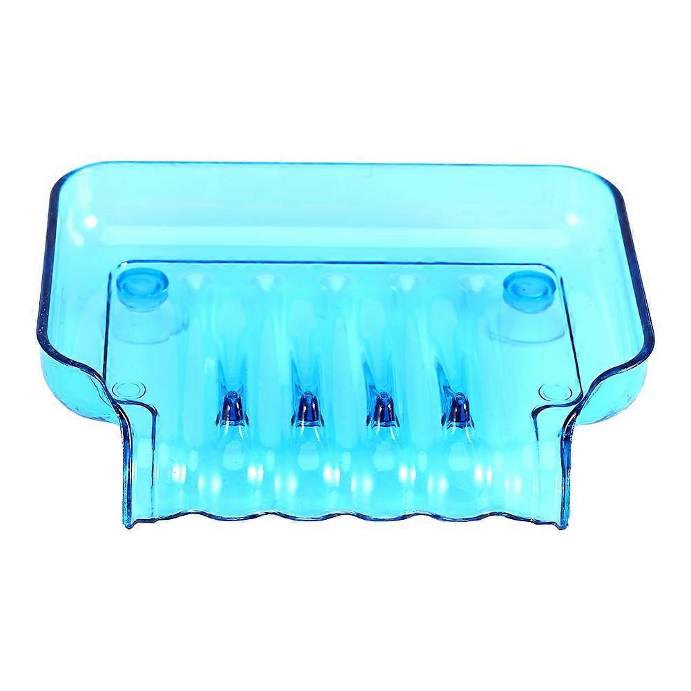 Bathroom Shower Soap Box Holder Tray with Suction Cup, Waterproof Storage Container, Durable Plastic Design