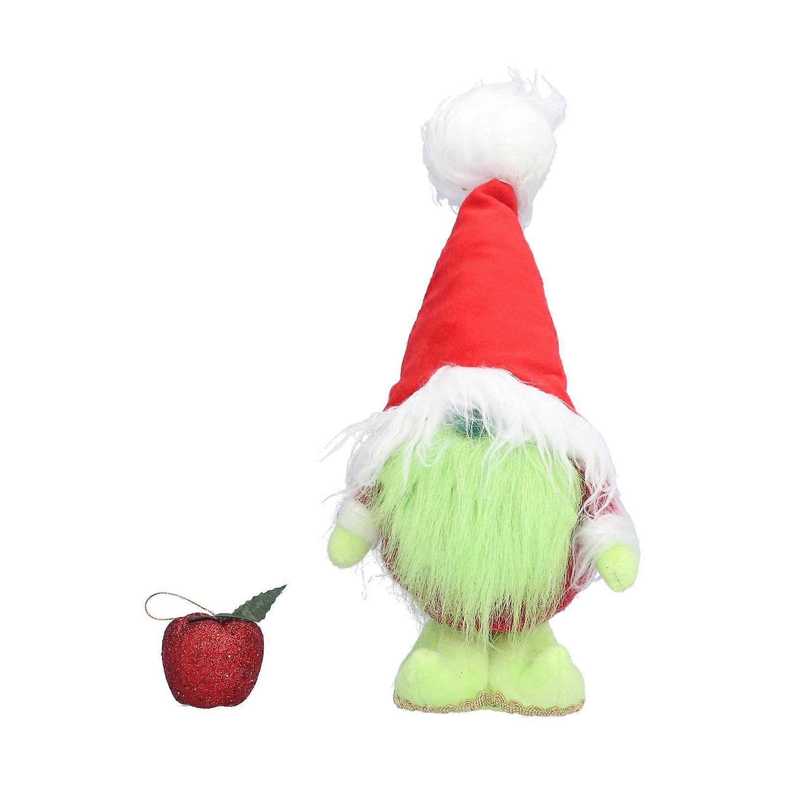 Faceless Standing Doll Dwarf Elf Plush Doll for Desk Shelf Bedside Table Home Decor with Beard 12 Inch Soft Toy