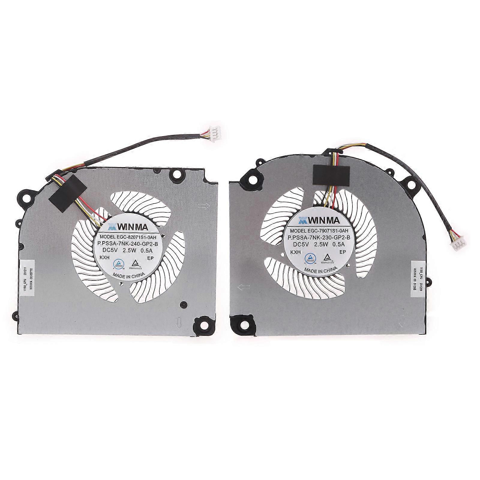 مروحة تبريد جديدة للكمبيوتر المحمول Hasee Z7T G8-DA5NP G8-DA7NP G8-DA7NT مشعات الكمبيوتر المحمول DC5V 0.5A 4 سنون 4 أسلاك
