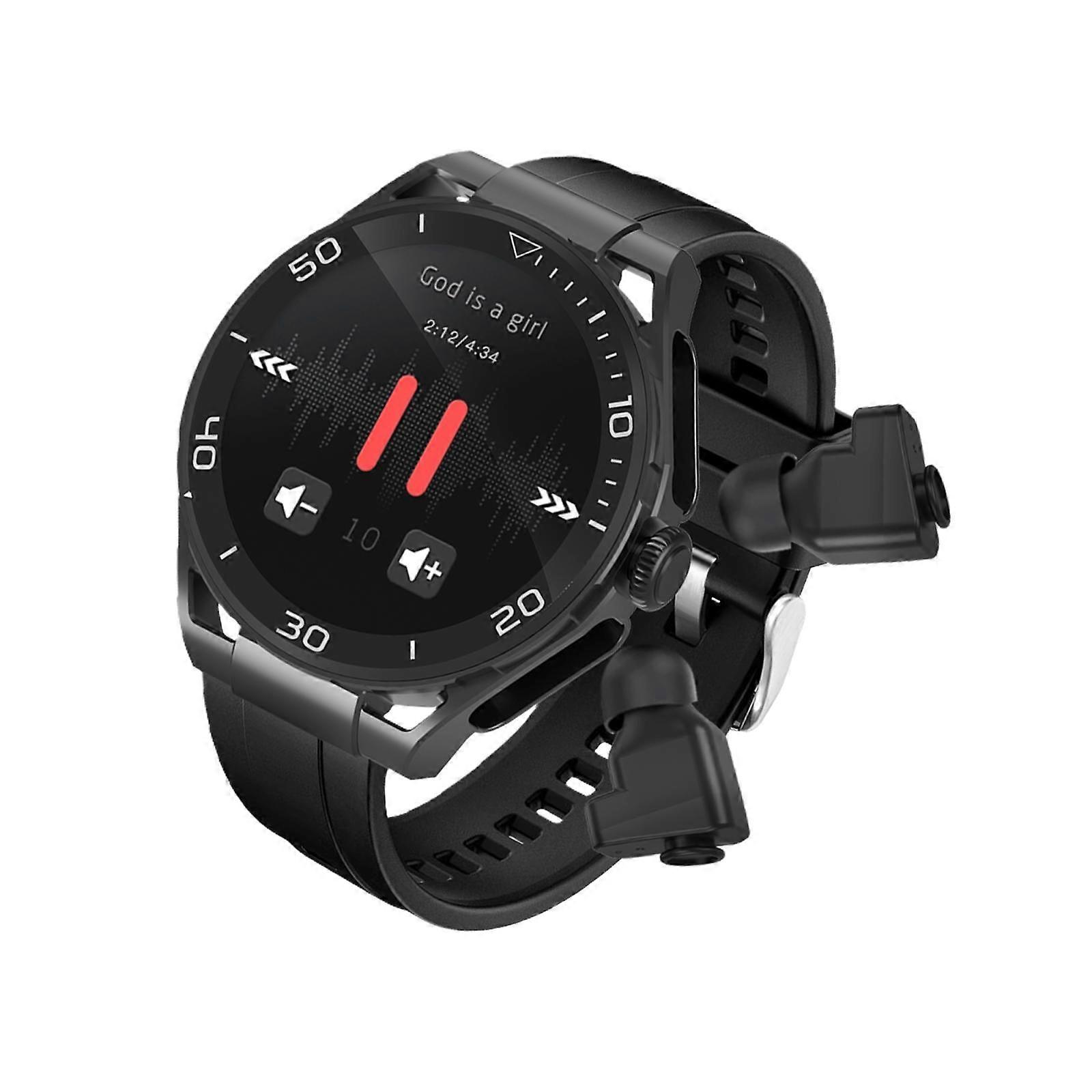 Q11 Dual-Mode Bluetooth-Kopfhörer Smart Watch, 1,58 Zoll, unterstützt Bluetooth-Anrufe/Herzfrequenz
