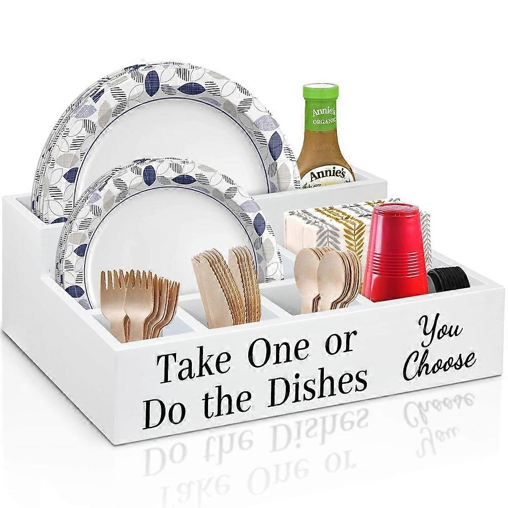 Paper Plate Holders for Kitchen Counter